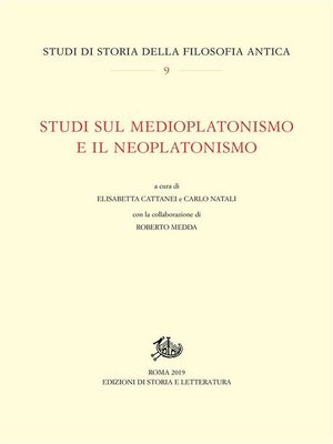 cover image of Studi sul medioplatonismo e il neoplatonismo